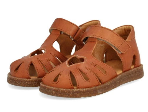 Angulus sandal cognac med hjerte